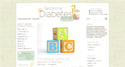 Desktop Screenshot of gestationaldiabetesrecipes.com